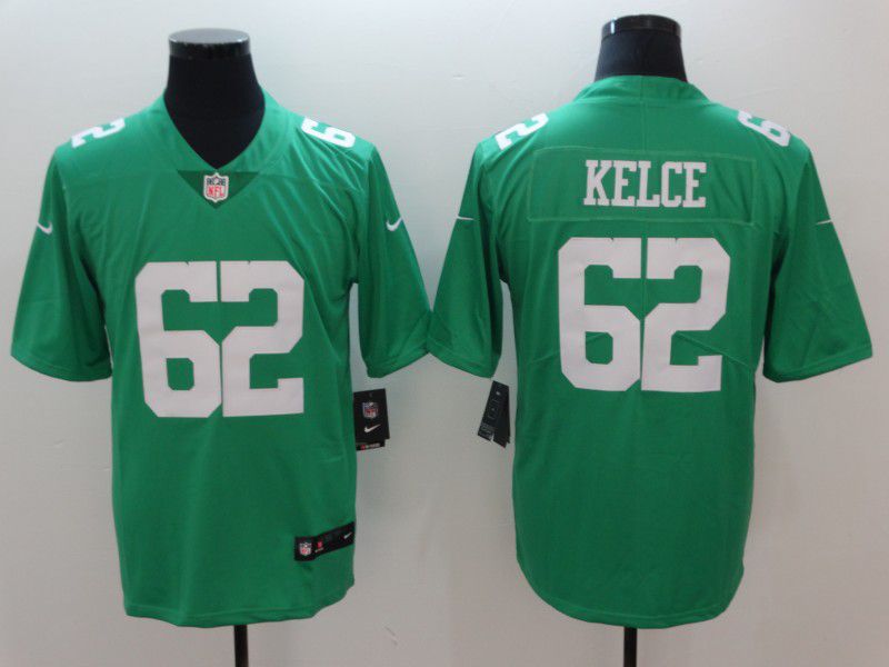 Men Philadelphia Eagles 62 Kelce Green Nike Vapor Untouchable Limited NFL Jersey